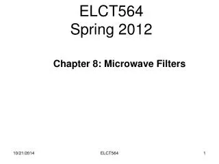 elct564 spring 2012