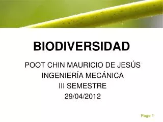 BIODIVERSIDAD