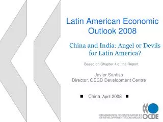Latin American Economic Outlook 2008