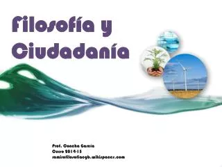 Filosofía y Ciudadanía