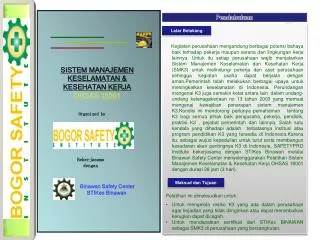 SISTEM MANAJEMEN KESELAMATAN &amp; KESEHATAN KERJA OHSAS 18001
