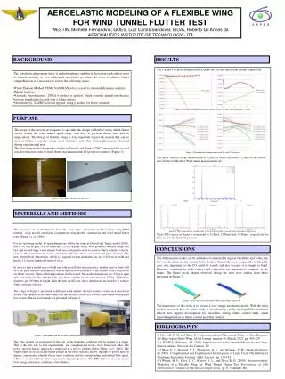AEROELASTIC MODELING OF A FLEXIBLE WING FOR WIND TUNNEL FLUTTER TEST